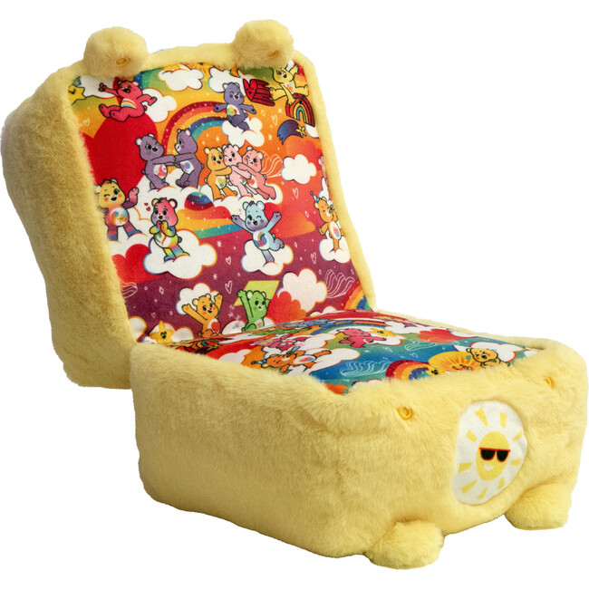 Happy Nappers: Care Bears 10" Pop N' Play Cube - Funshine Bear - Kids Seating - 2