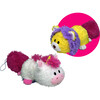 FlipaZoo Magic Tails White Unicorn to Yellow Lion - 2-In-1 Animal Plush w/ Bonus 3" Baby Org - Storage - 1 - thumbnail