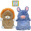 FlipaZoo: Upside Down Inside Out - Lion to Hippo - 2-In-1 Animal Plush - Plush - 1 - thumbnail