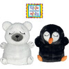 FlipaZoo: Upside Down Inside Out - Penguin to Bear - 2-In-1 Animal Plush - Plush - 1 - thumbnail