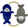 FlipaZoo: Upside Down Inside Out - Shark to Dolphin - 2-In-1 Animal Plush - Plush - 2