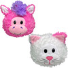 FlipaZoo Magic Tails Pink Unicorn to White Cat - 2-In-1 Animal Plush w/ Bonus 3" Baby Org - Storage - 4