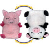 FlipaZoo: Upside Down Inside Out - Pig to Cow - 2-In-1 Animal Plush - Plush - 2