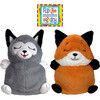 FlipaZoo: Upside Down Inside Out - Fox To Husky - 2-In-1 Animal Plush - Plush - 1 - thumbnail