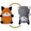 FlipaZoo: Upside Down Inside Out - Fox To Husky - 2-In-1 Animal Plush - Plush - 2