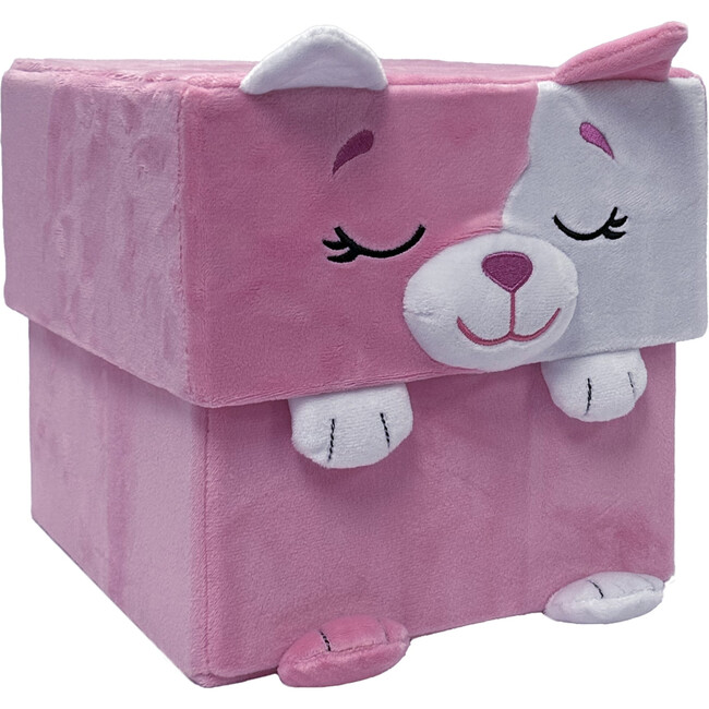 Happy Nappers: Adorable Storables - Cat - Pink & White - Storage - 1