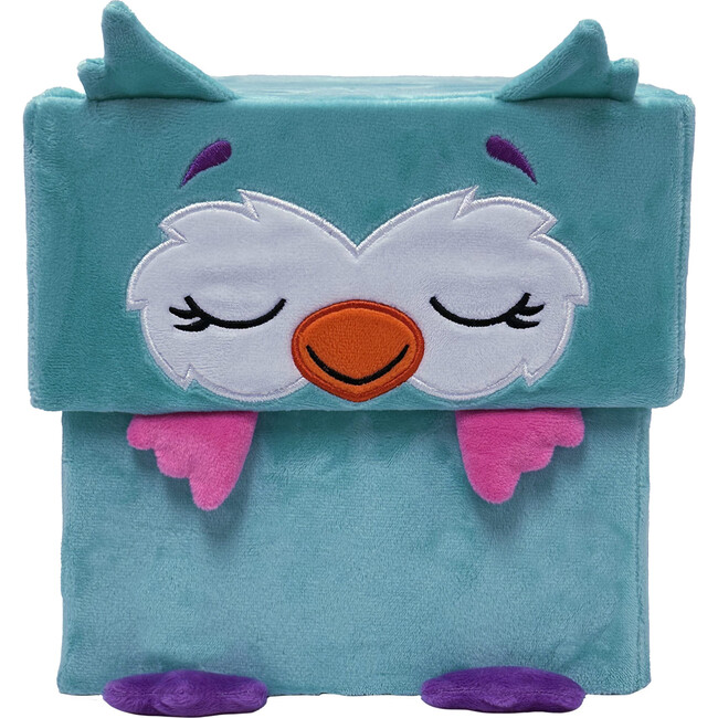 Happy Nappers: Adorable Storables - Owl - Teal & Pink - Storage - 2