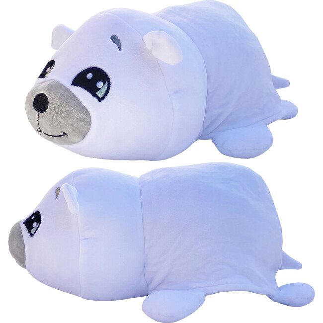 FlipaZoo Mushmillow Powers Polar Bear to Hero Husky Plus Bonus Baby FlipaZoo - Plush - 2