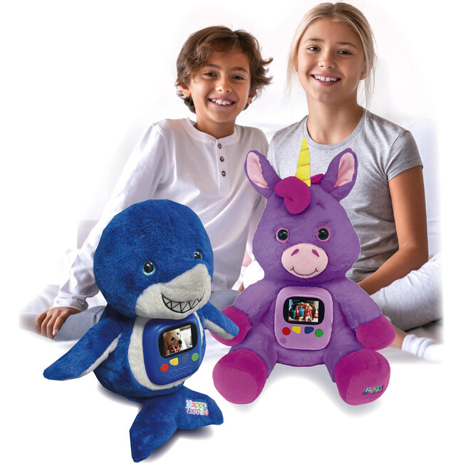 Happy Nappers: Photoflix - Beebee Purple Unicorn - Photo & Video Viewer - Plush - 3