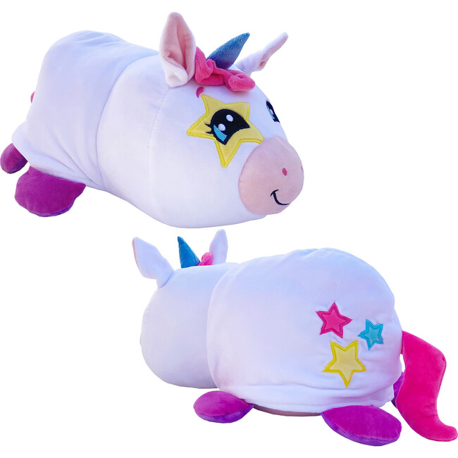 FlipaZoo: Mushmillow - Lovey Unicorn to Aster Unicorn - 2-In-1 Plush - Plush - 2