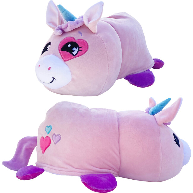 FlipaZoo: Mushmillow - Lovey Unicorn to Aster Unicorn - 2-In-1 Plush - Plush - 3