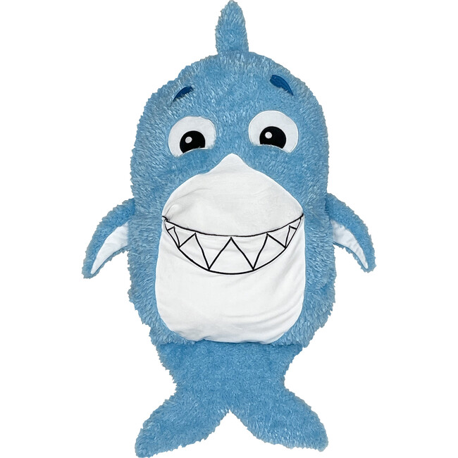 Shamzees: Shark - Blue - Plush Pillow Cover, Soft Huggable Animal Character