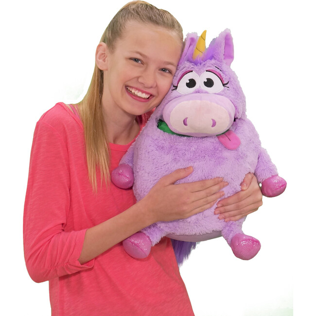 Tummy Stuffers: Unicorn - Purple - Storage Plush - Storage - 3