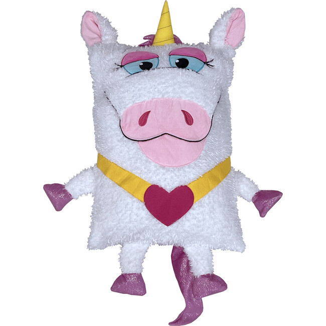 Shamzees: Unicorn - White & Purple - Plush Pillow Cover