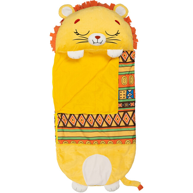 Happy Nappers: Pillow & Sleepy Sack: Large - Lion Lex