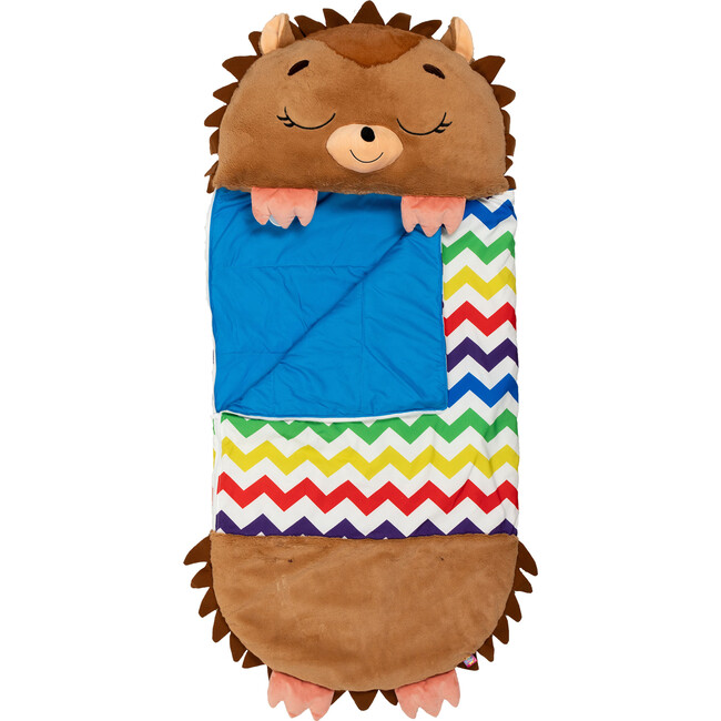 Happy Nappers: Pillow & Sleepy Sack: Large - Hedgehog