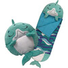 Happy Nappers: Pillow & Sleepy Sack: Medium - Dolphin Disco - Plush - 2