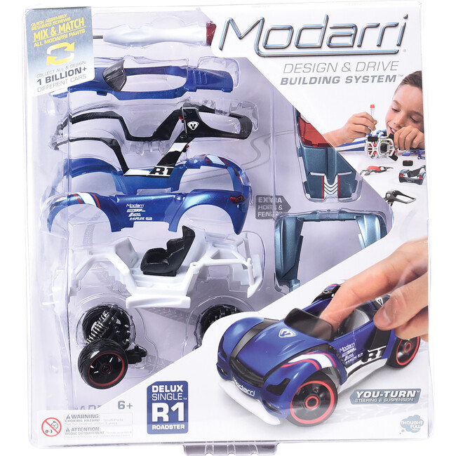 Modarri: R1 Roadster - Deluxe Single DIY Design & Build Toy Car