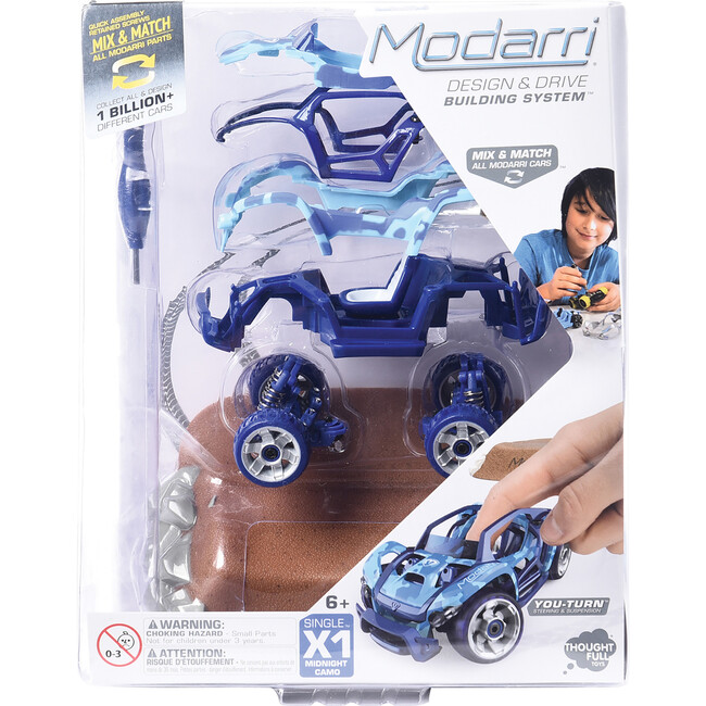 Modarri: Midnight Camouflage - Single DIY Design & Build Toy Car