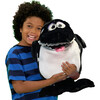 Tummy Stuffers: Shark - Black & White - Storage Plush - Storage - 3