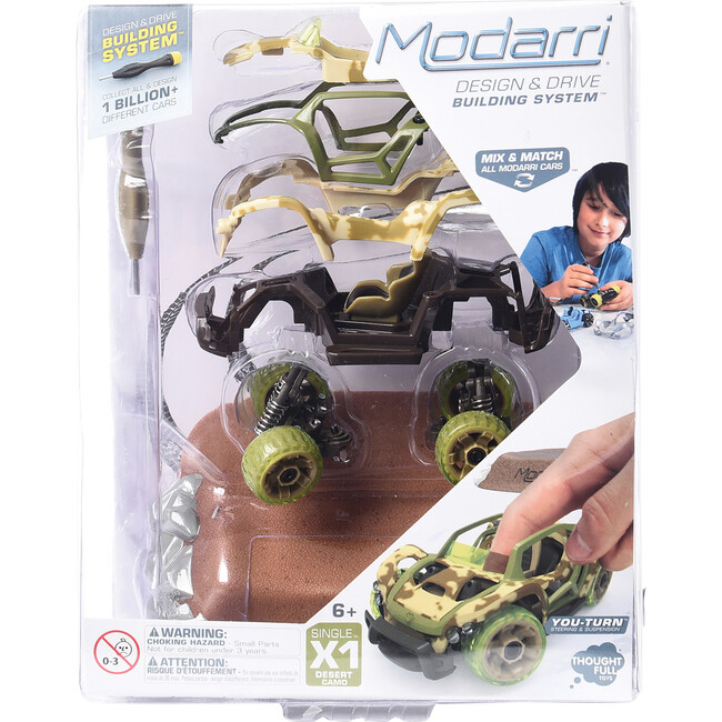 Modarri: X1 Desert Camoflauge - Single DIY Design & Build Toy Car