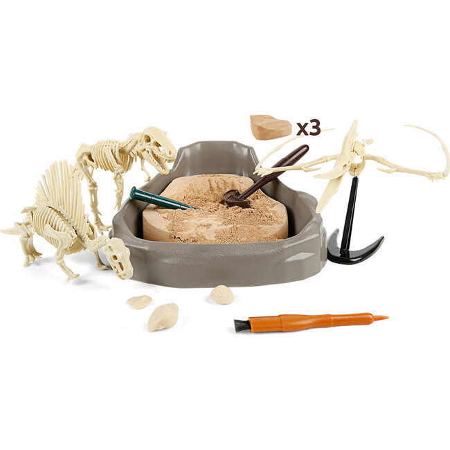 Hape: Science Can: Mesozoic Super Dinosaur Fossil Dig Kit - Woodens - 2