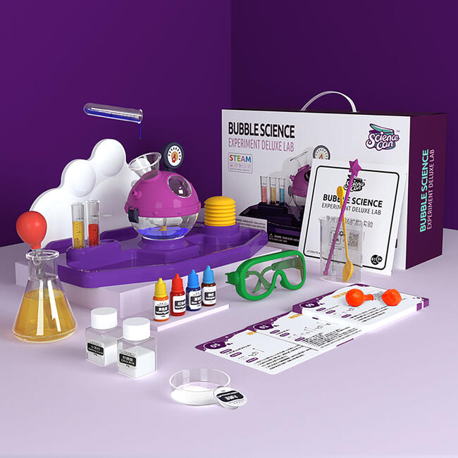 Hape: Science Can: Bubble Science Experiment Deluxe Lab - Woodens - 2