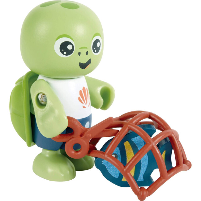 Hape: Kayl & Wai Set - 2 Turtle Articulated Toy Figurines - Woodens - 4