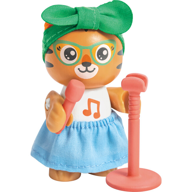 Hape: Milo & Melody Set - 2 Tiger Articulated Toy Figurines - Woodens - 4