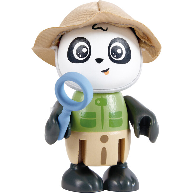 Hape: Sam & Pam Set - 2 Panda Articulated Toy Figurines - Woodens - 4