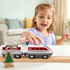 Hape: Intercity Battery Powered Train Set - Red & White - Woodens - 2