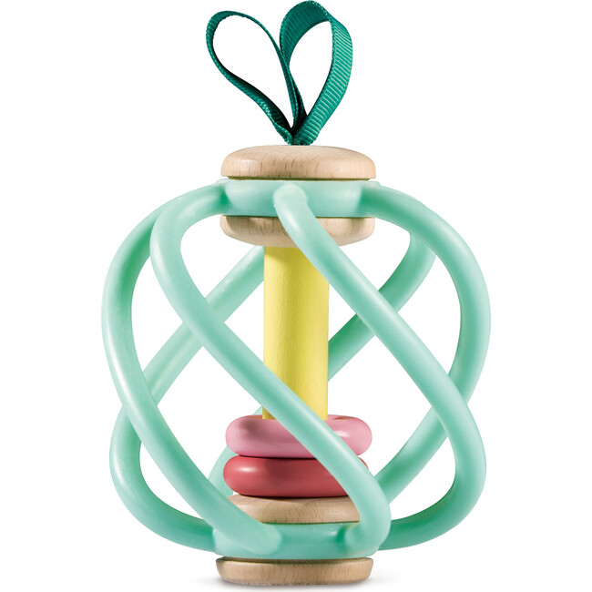 Hape: Apple Grab Toy - Green-Yellow-Red - Teether Baby Toy