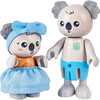Hape: Koala Family - 4 Animal Articulated Figures, Wooden Toy Miniatures - Woodens - 3
