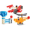 Hape: PolyM: City Airport - 142pc Building Blocks Toy Set w/ Figurines - Woodens - 1 - thumbnail