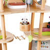 Hape: Pandas Bamboo House - 25pc Wooden & Bamboo 3 Level Doll House - Woodens - 5