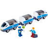 Hape: Intercity Train - Blue & White - Wooden Train Toy Set - Woodens - 1 - thumbnail