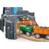 Hape: Light & Sound Mountain Tunnel Set - Rock Mountain Formation & Train Track - Woodens - 3