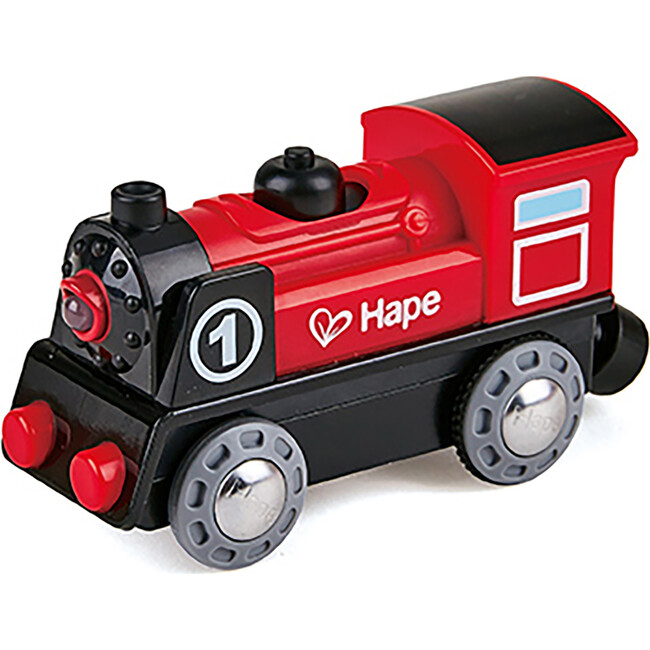 Hape: Battery Powered Engine No.1 - Red-White-Black