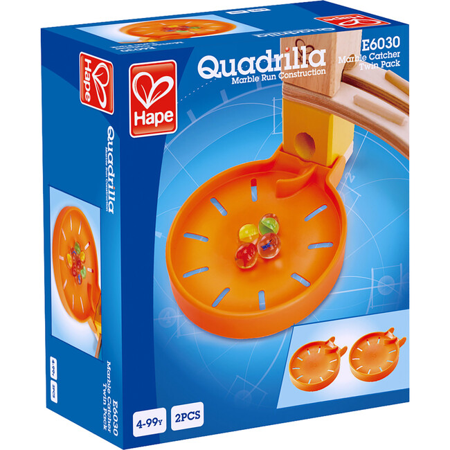 Hape: Quadrilla: Marble Catcher Twin Pack - 2 Marble Catchers