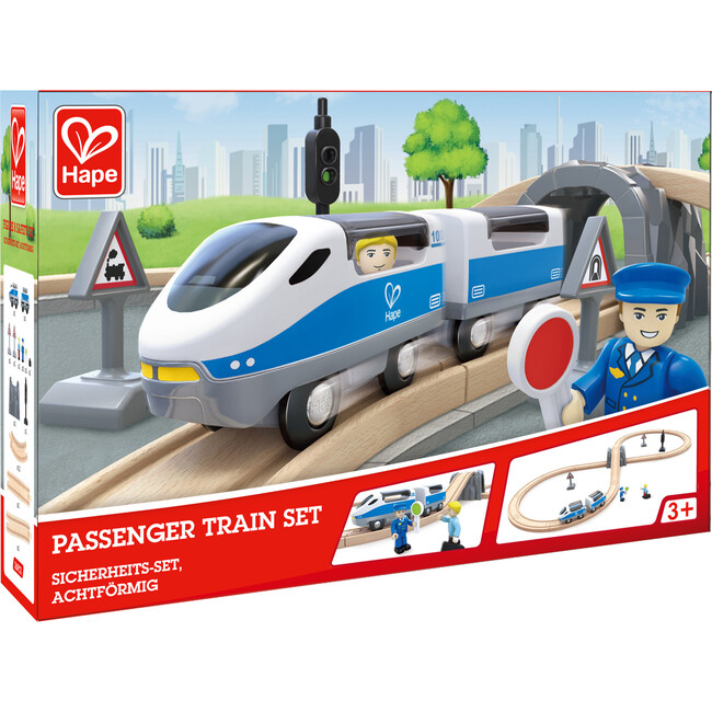 Hape: Passenger Train Set - Figure 8 Track Railway Set - Woodens - 2