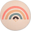 Hakuna Matte: Quilted Playmat – Boho Rainbow - 59" Circle, Padded Floor Blanket - Playmats - 1 - thumbnail