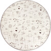 Hakuna Matte: Quilted Playmat – Safari Animals - 59" Circle, Padded Floor Blanket - Playmats - 1 - thumbnail