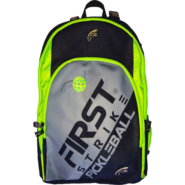 First Strike Pickleball: Pickleball Bag - Green - Carry All Your Sports Equipment - Sports Gear - 1