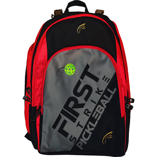 First Strike Pickleball: Pickleball Bag - Red - Carry All Your Sports Equipment - Sports Gear - 1