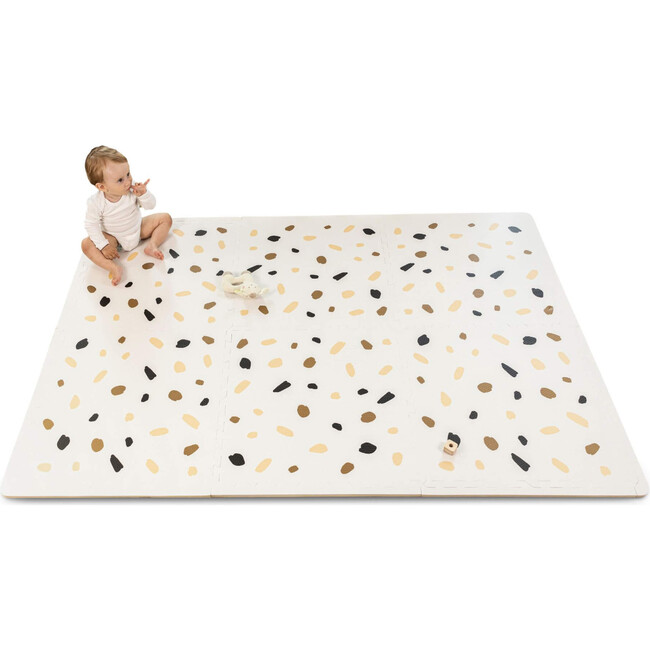 Hakuna Matte: Stylish Baby Play Mat: Confetti & White Design - Playmats - 3