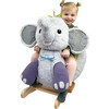 Gerardo's Toys: Little Rockers - Elephant - Wooden Plush Ride-On Rocking Animal Toy - Rockers - 2