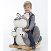 Gerardo's Toys: Little Rockers - Wolf - Wooden Plush Ride-On Rocking Animal Toy - Rockers - 2