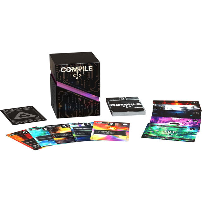 Greater Than Games: Compile: Main 1 - Area Control Strategy Card Game, Ages 14+, 2 Players - Board Games - 3