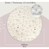 Hakuna Matte: Quilted Playmat – Safari Animals - 59" Circle, Padded Floor Blanket - Playmats - 5