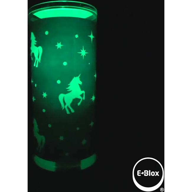 E-Blox: Power Blox: BYO Unicorn Glowing Night Light - Color-Changing LED Block - STEM Toys - 2